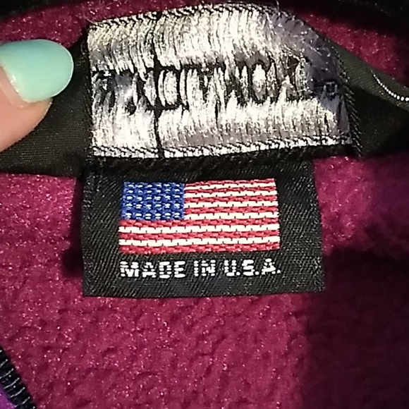 Raspberry Fleece Zip-Up - Picture 6 of 6